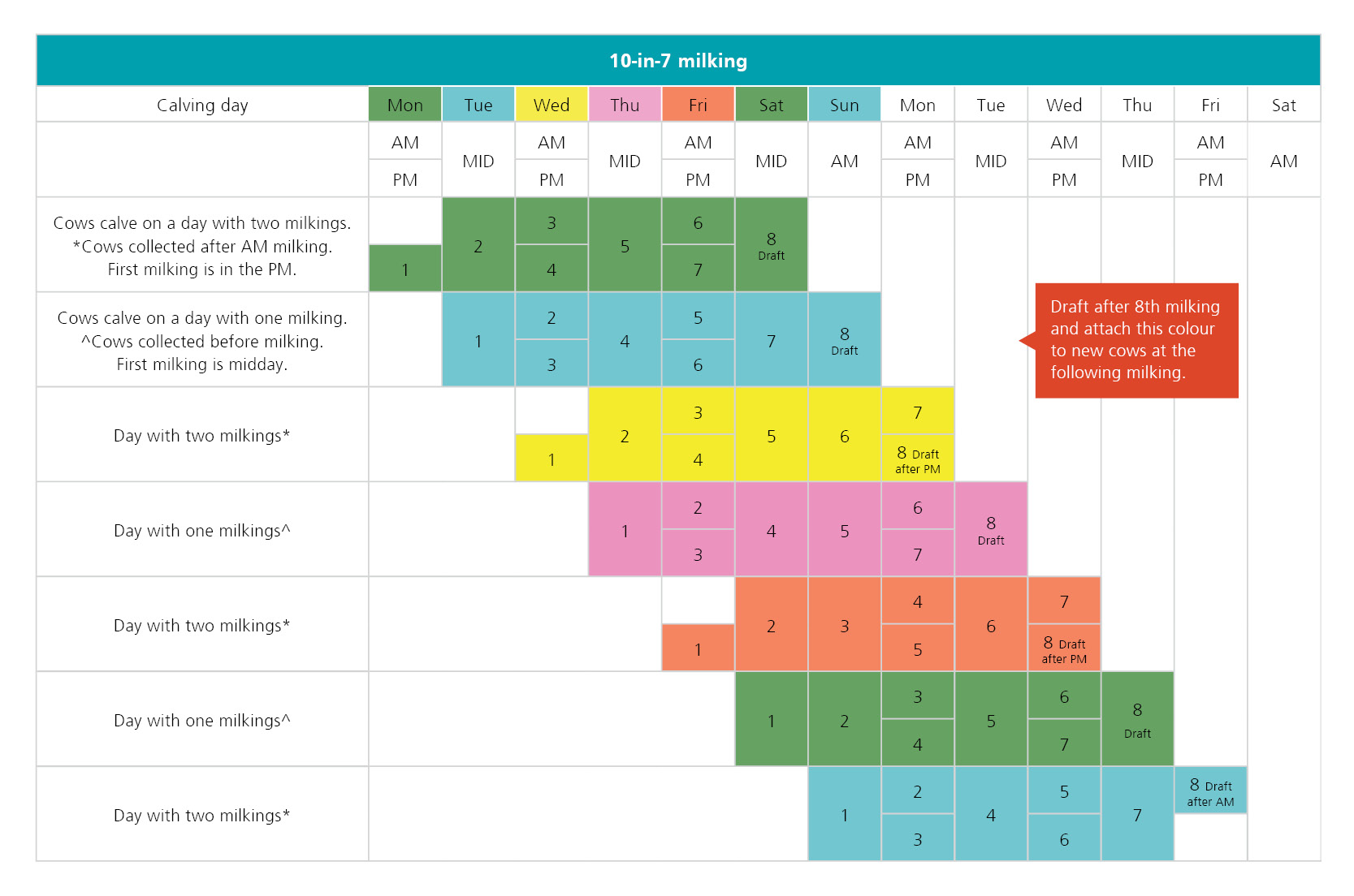 10in7 colostrum management