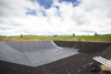 An image of Effluent Pond under construction