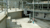 A cow stable platform