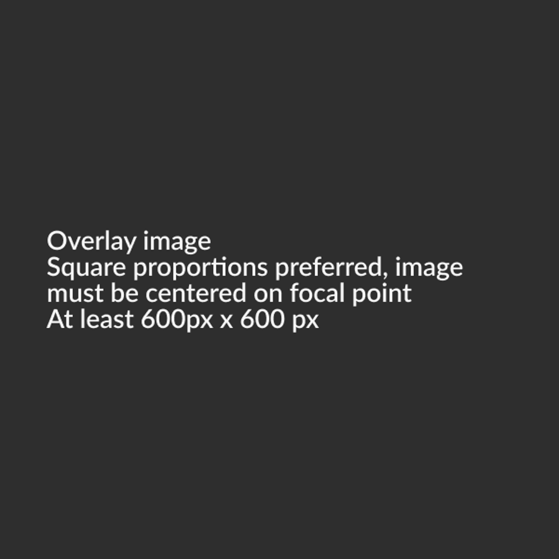 Overlay Image Square