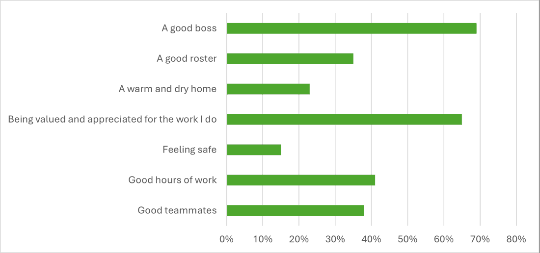 Influence Wellbeing Factors Graph