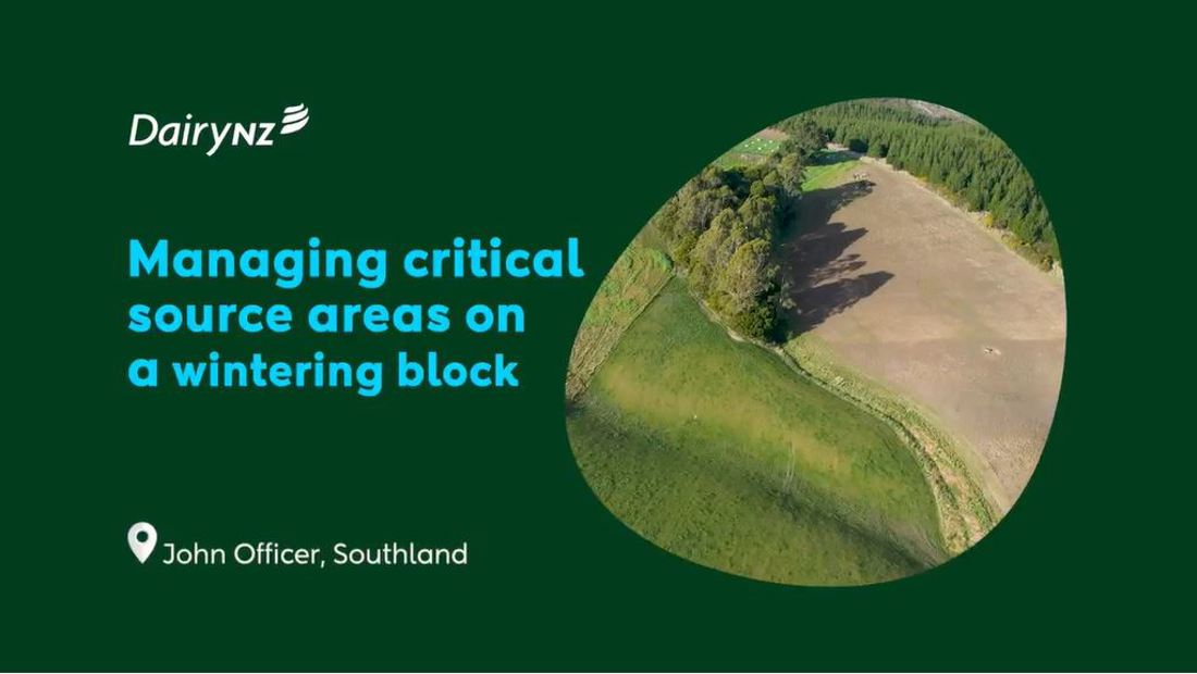 Managing Critical Source Areas On A Wintering Block Video Placeholder Image