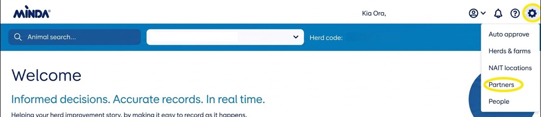 Dairybase Integrations Minda Screengrab