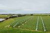A dairy farm set up to cultivate winter crops