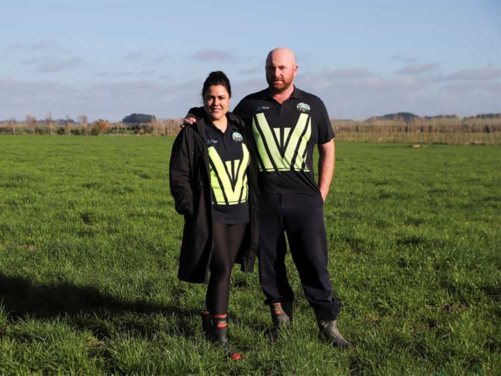 Gleneden sharemilkers Scott and Stacey Mackereth