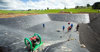 An image of people working on Effluent Pond