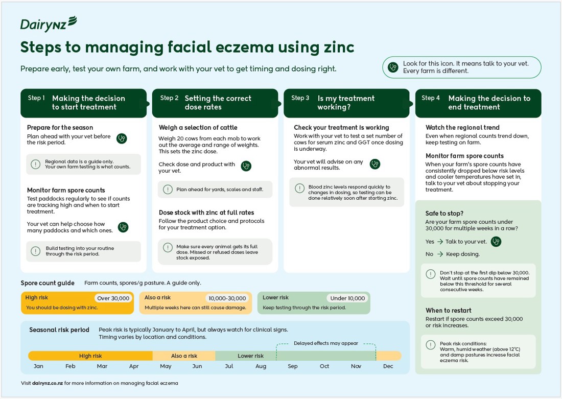 Managing facial eczema using zinc image