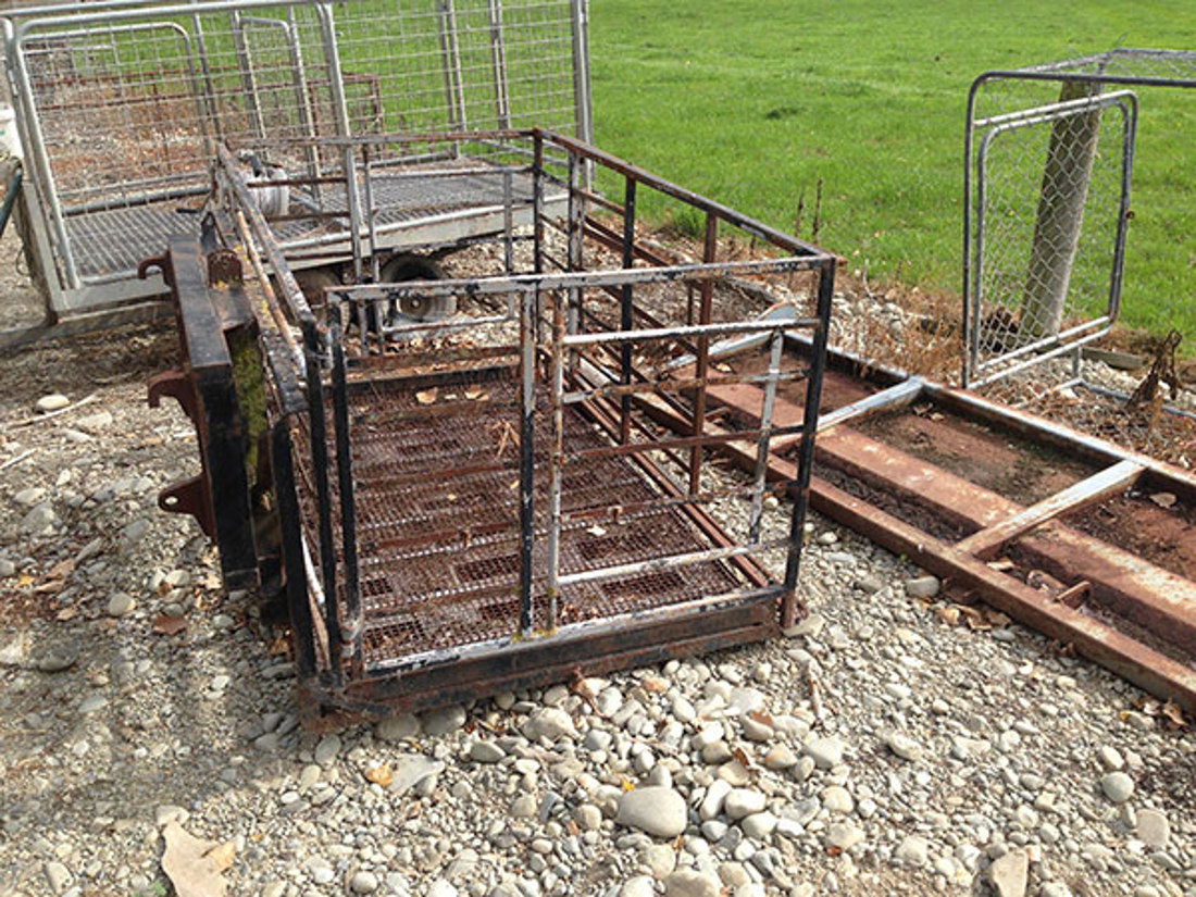 Stock Crate For Front End Loader