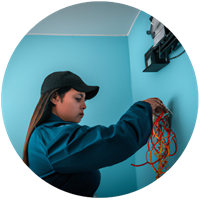 Elena - Electrical apprentice