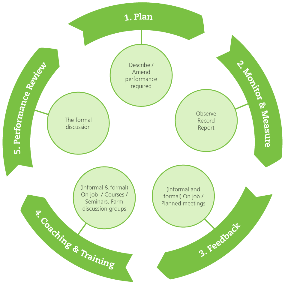 Managing performance diagram