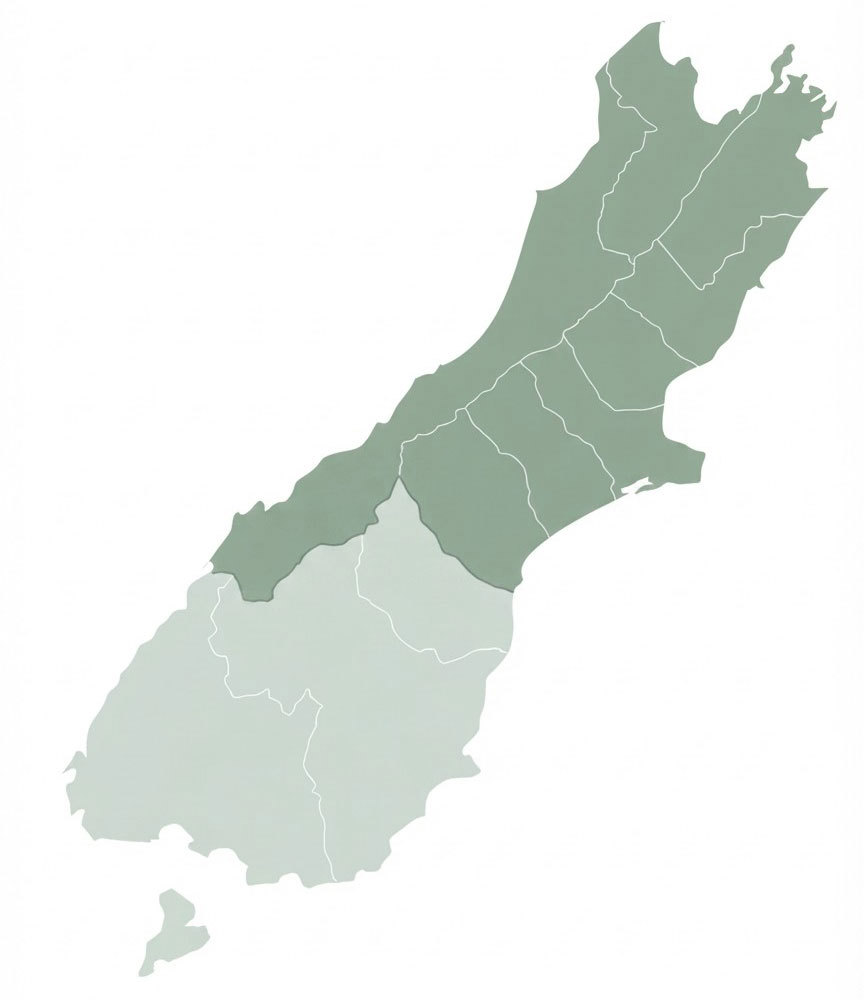 In The Regions Upper South Island Map V2