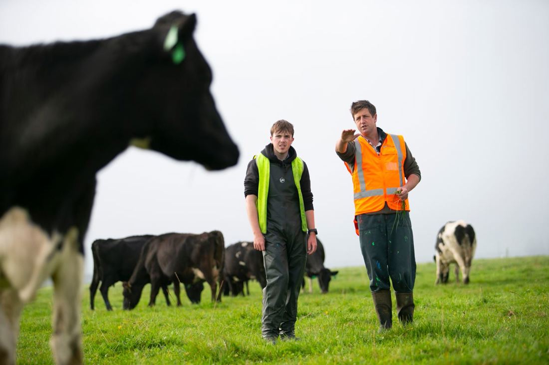 Josh Supporting Matthew With On Farm Employment And Learning