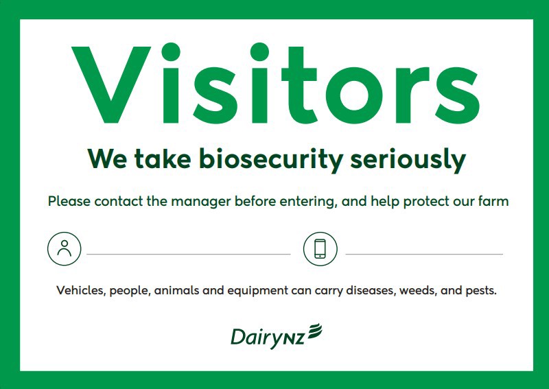 Biosecurity Sign A3