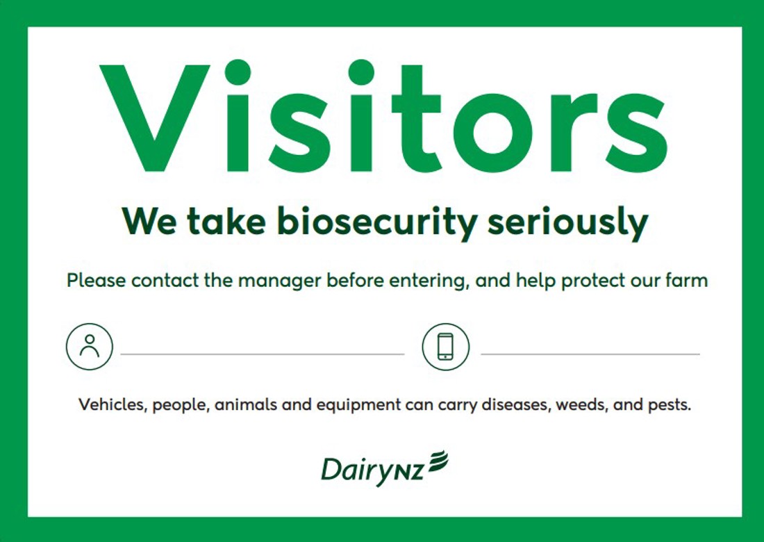 Biosecurity Sign A3