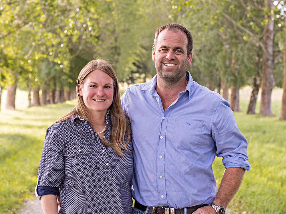 Jon and Birgit Pemberton, Lowburn, Edendale