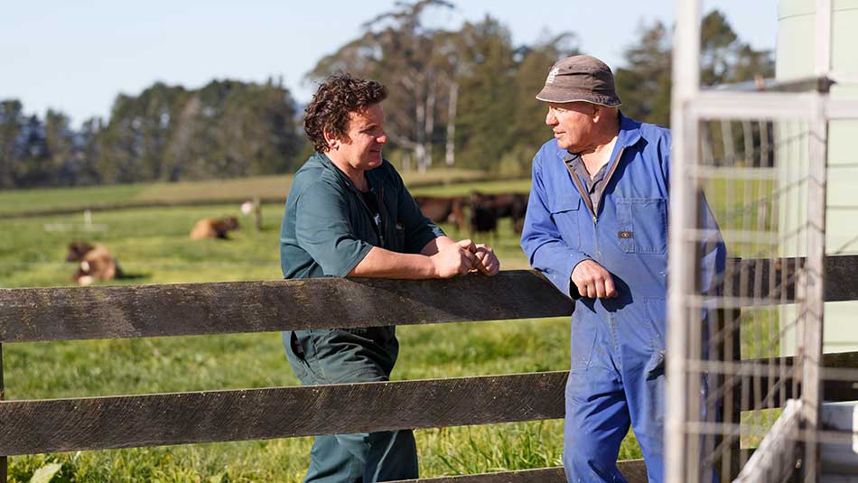 Gordon on farm